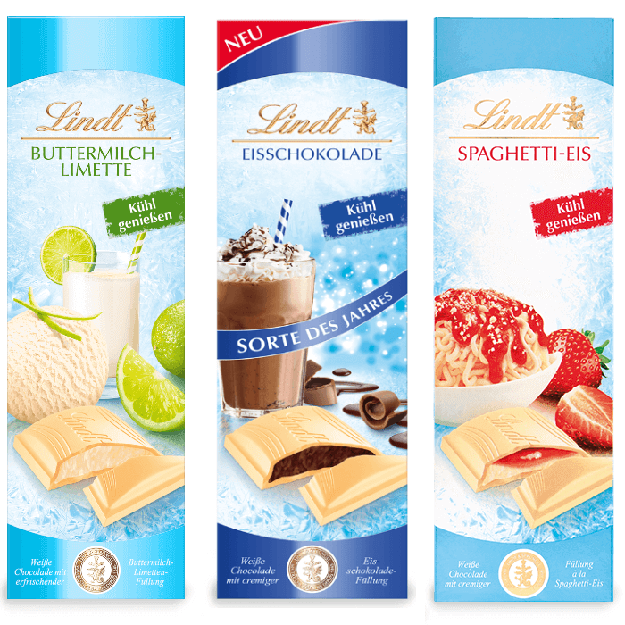 Die leckeren Lindt Sommertafeln sind zurück!