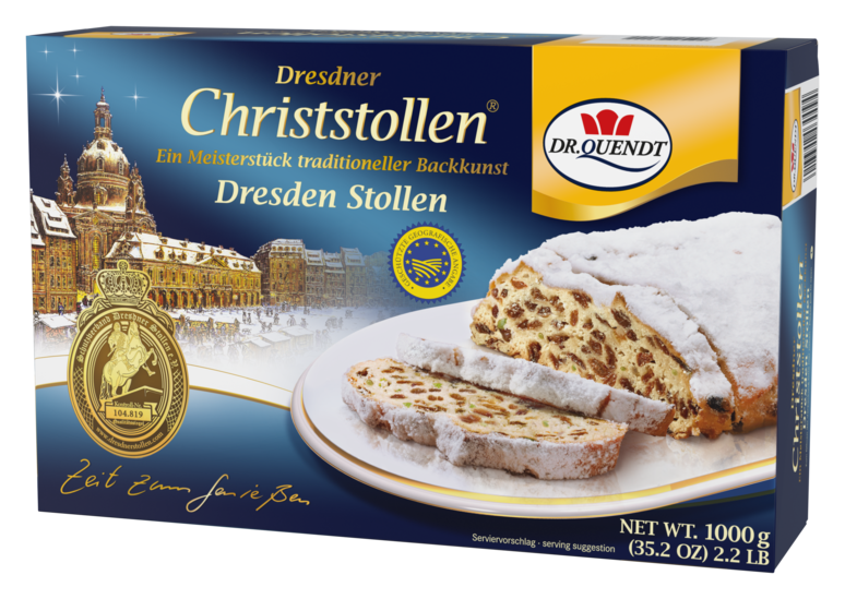 Dr. Quendt Dresden Christmas Stollen Christmas cookies 1000g