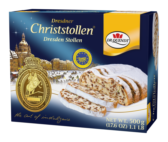 docteur Biscuits de Noël Quendt Dresdner Christstollen 500g