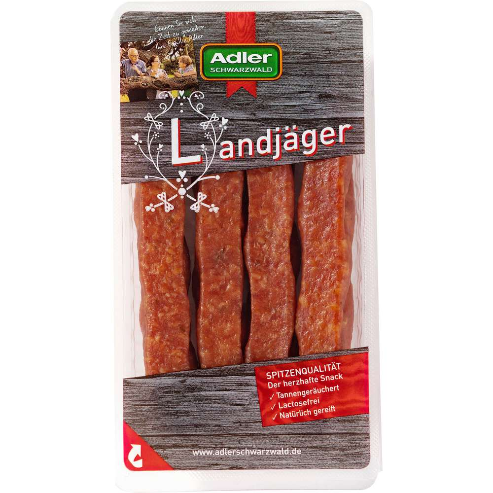 Adler Landjäger 4 pieces 160g / 5.64oz