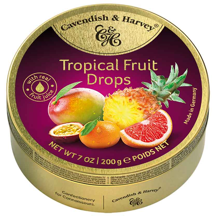 Cavendish & Harvey Bonbons fruits tropicaux 200g / 7.05oz