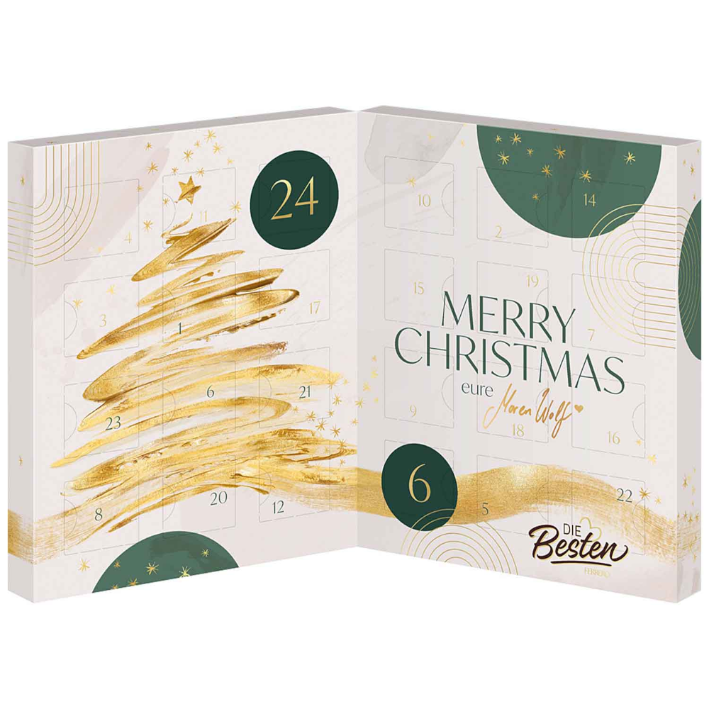 Ferrero Les meilleurs calendriers de l’Avent conçu par l’influenceuse Maren Wolf 214g / 7.58oz