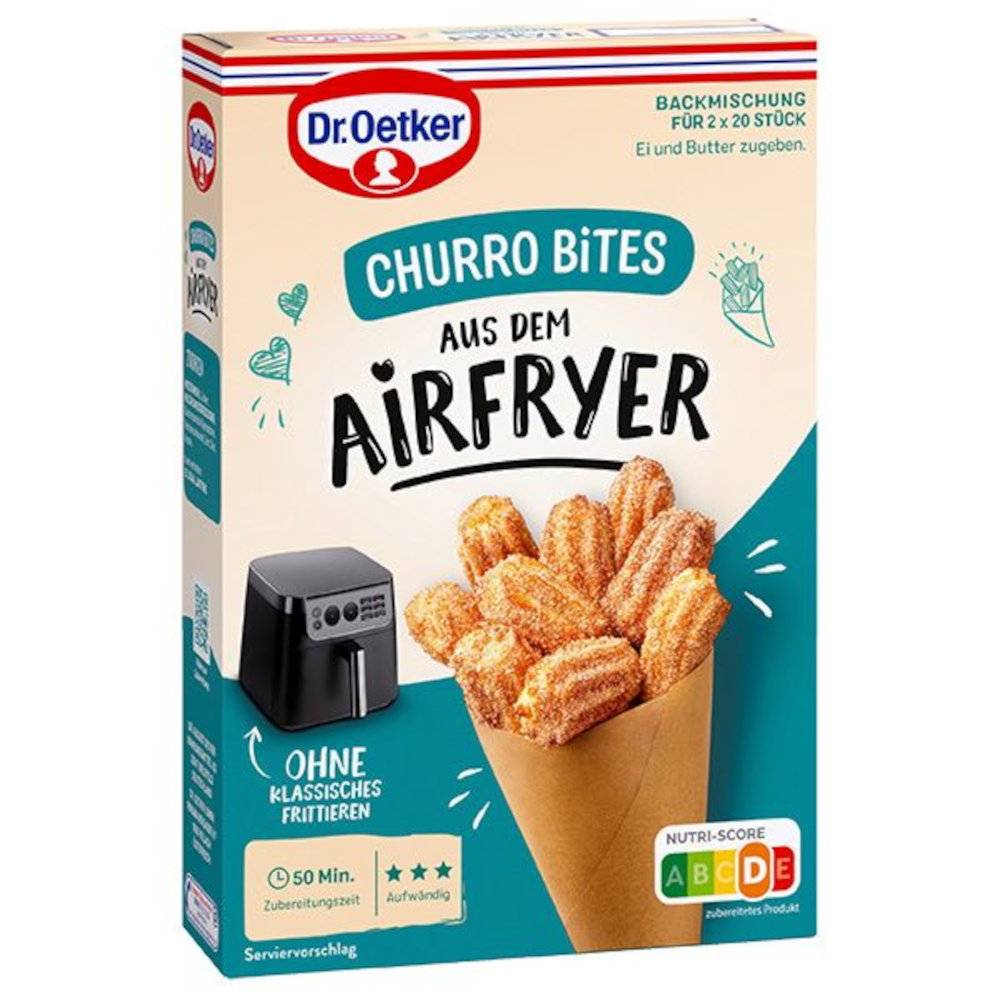 Dr. Oetker Baking Mix for "Airfryer Churro Bites"