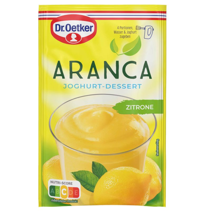 Dr. Oetker Aranca Yogurt Dessert Lemon 75g