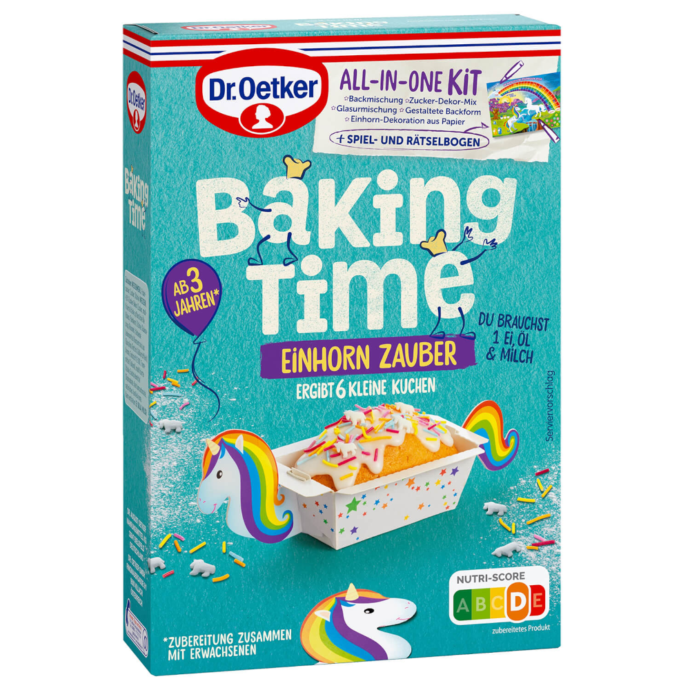 Dr. Oetker Baking Time Unicorn Magic Baking Mix 300g