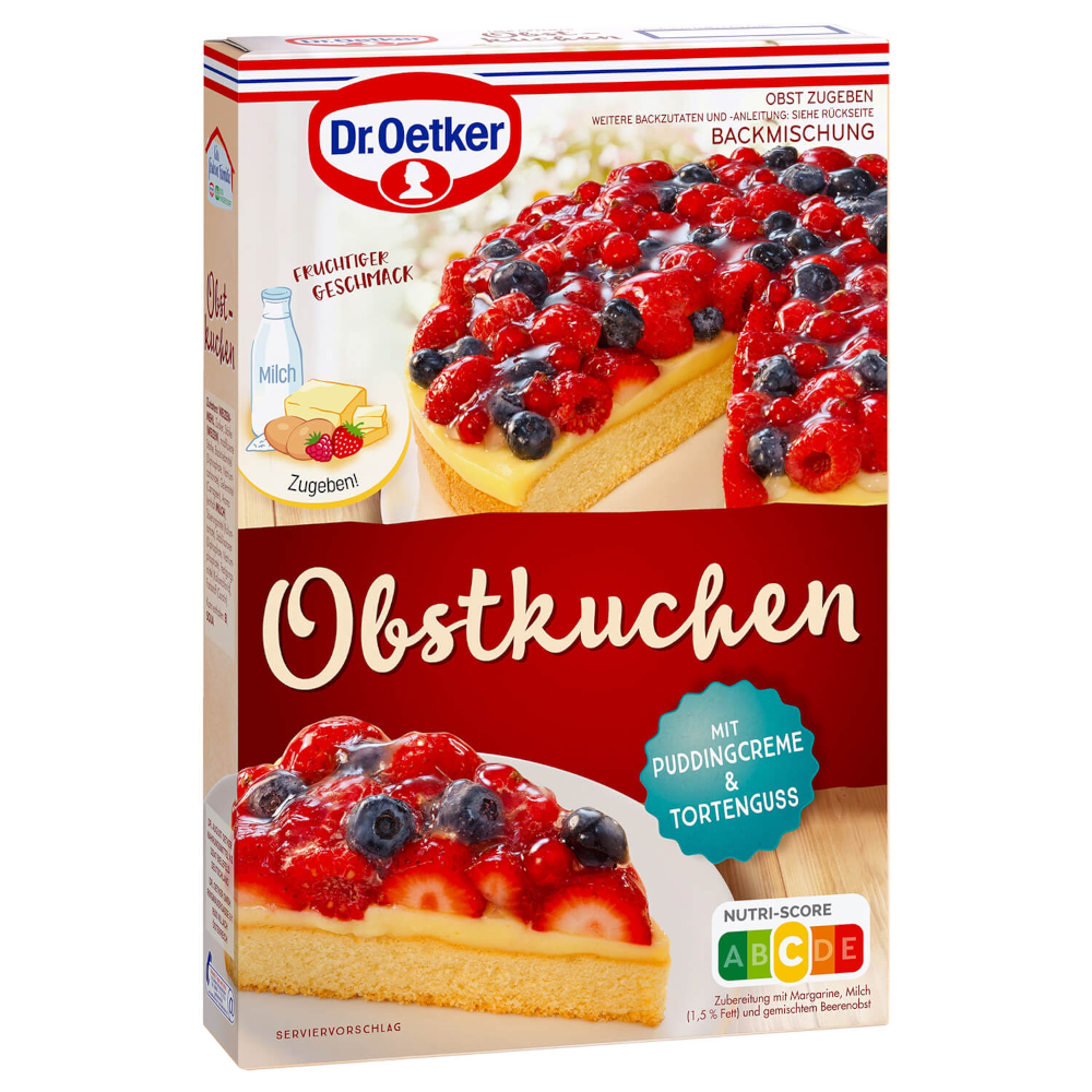 Dr. Oetker Obstkuchen Backmischung
