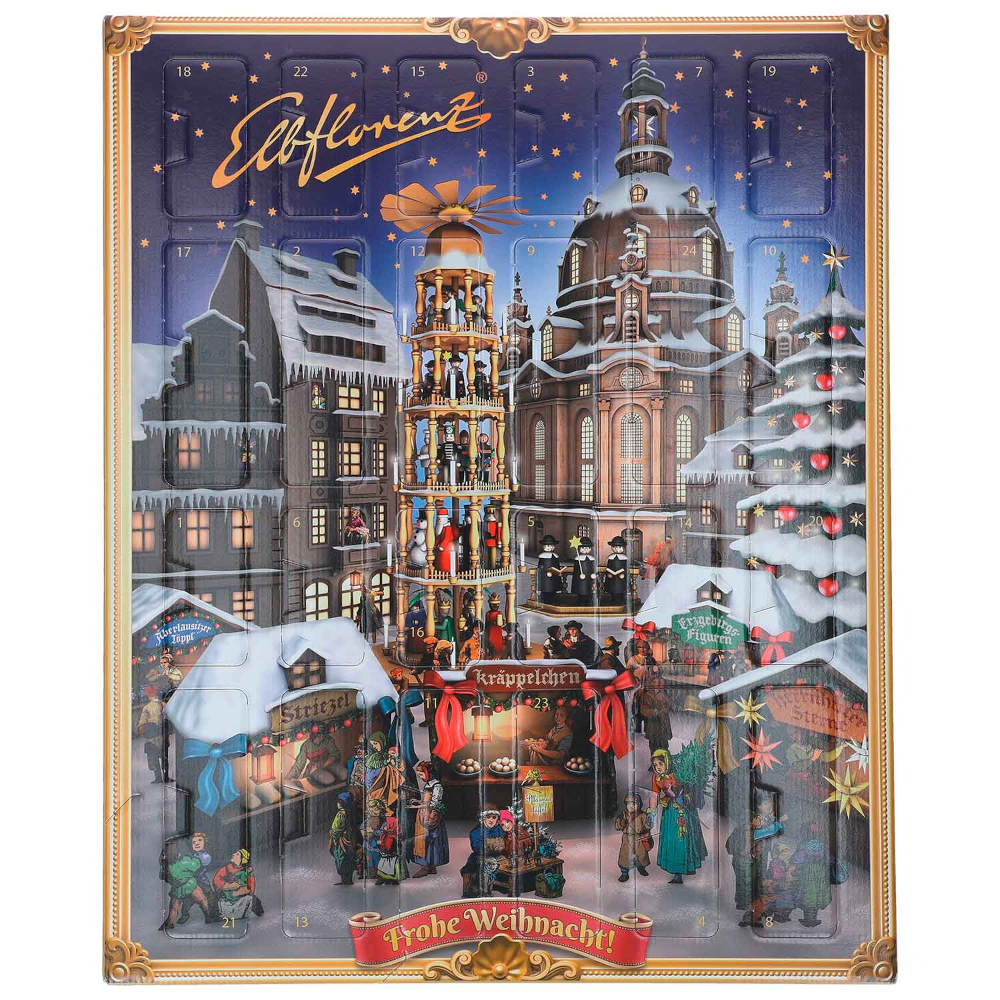 Elbflorenz Dresdner Stollenkonfekt Adventskalender 480g / 16.93oz