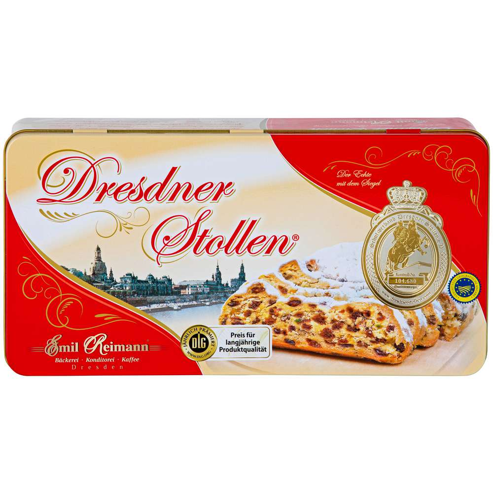 Emil Reimann Dresdner Stollen in der Geschenkdose 750g / 26.46oz