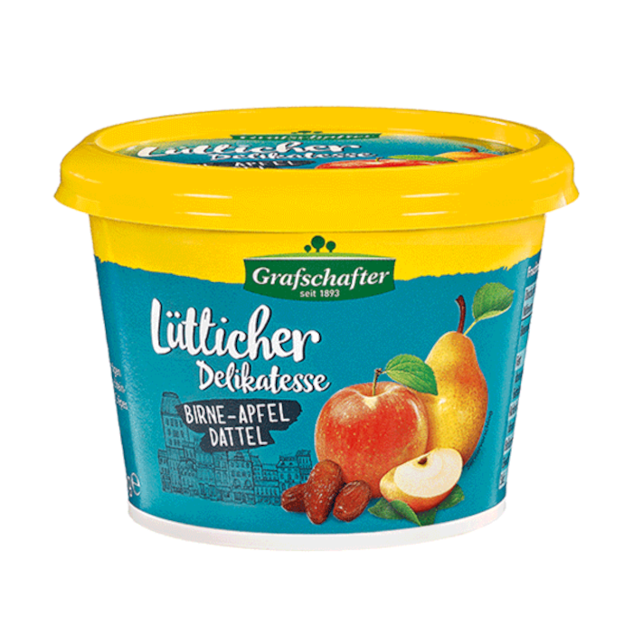 Grafschafter Lütticher Delikatesse Birne Apfel Dattel 300g / 10.58oz