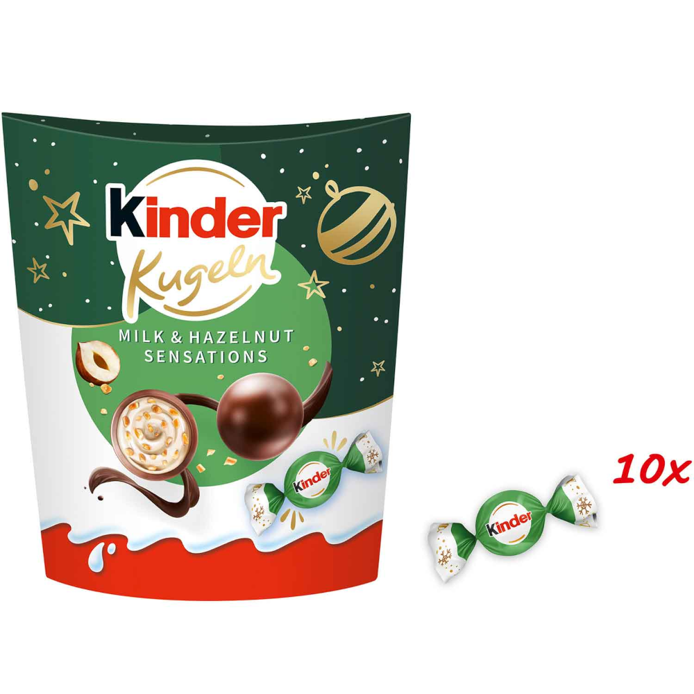 Ferrero Kinder Balletjes Melk & Hazelnoot Sensaties 90g / 3.17oz