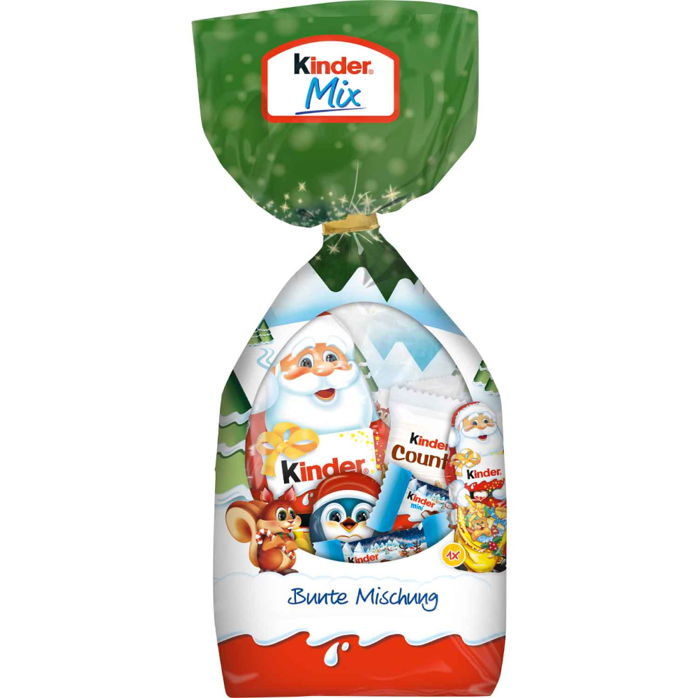 Ferrero Kinder Mix Farverig blanding gavepose 132g / 4.66oz