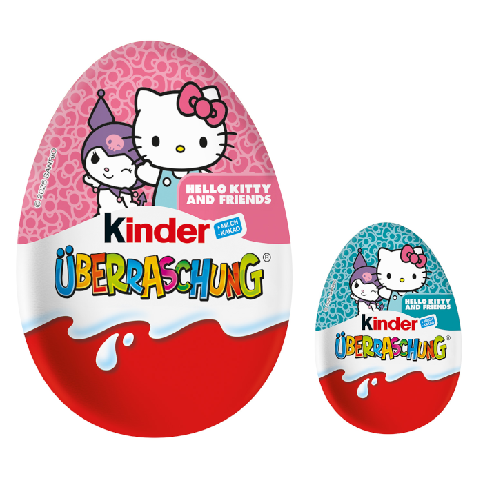 Ferrero Kinder Surprise œuf rose « Hello Kitty and Friends » 20g / 0.7oz