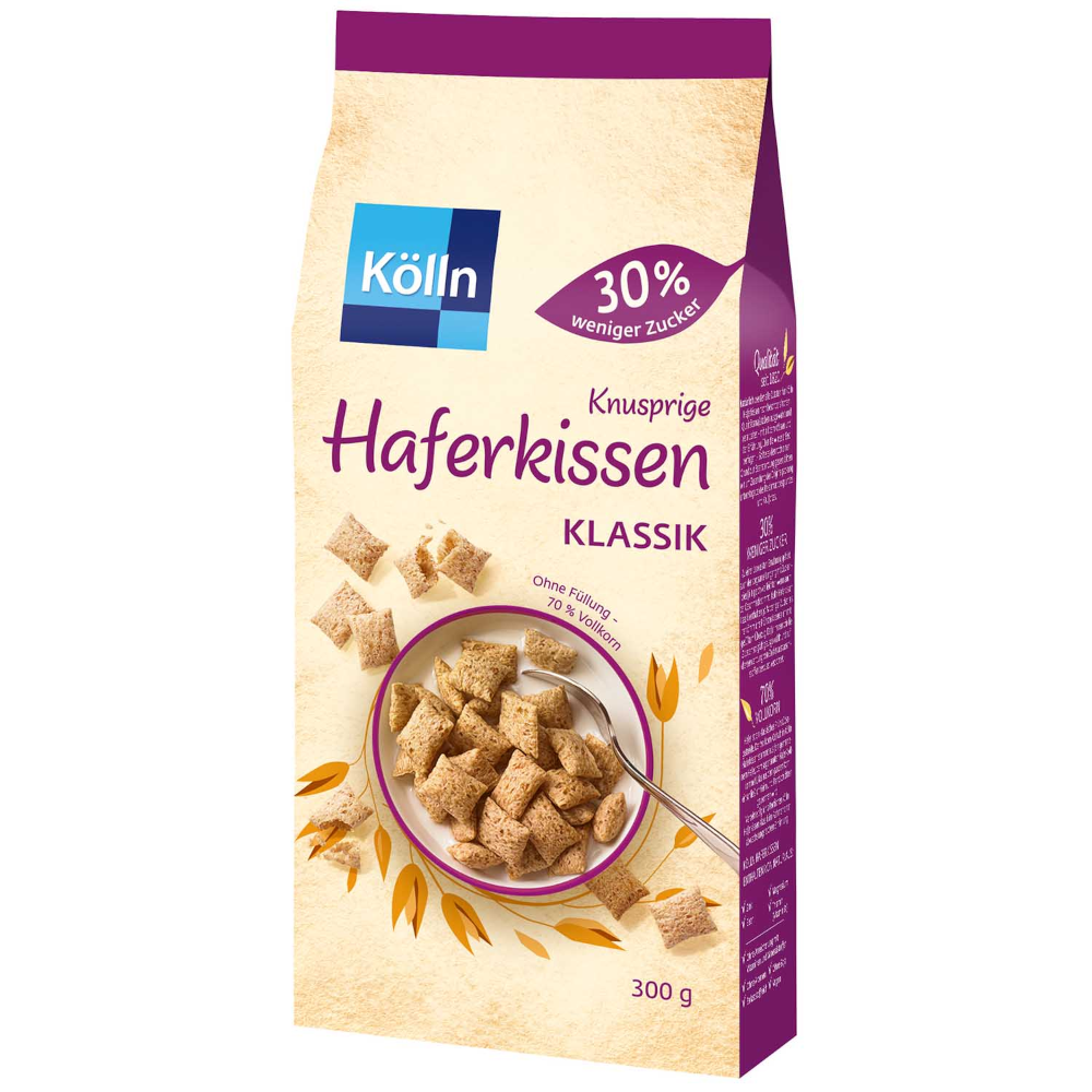 Kölln sprøde havregrynspuder classic 300g / 10.58oz