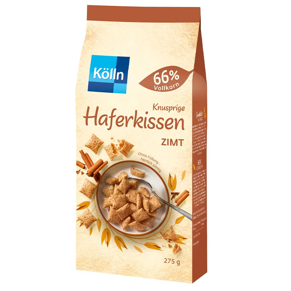 Kölln Coussinets croustillants à l'avoine et à la cannelle 275g / 9.7oz