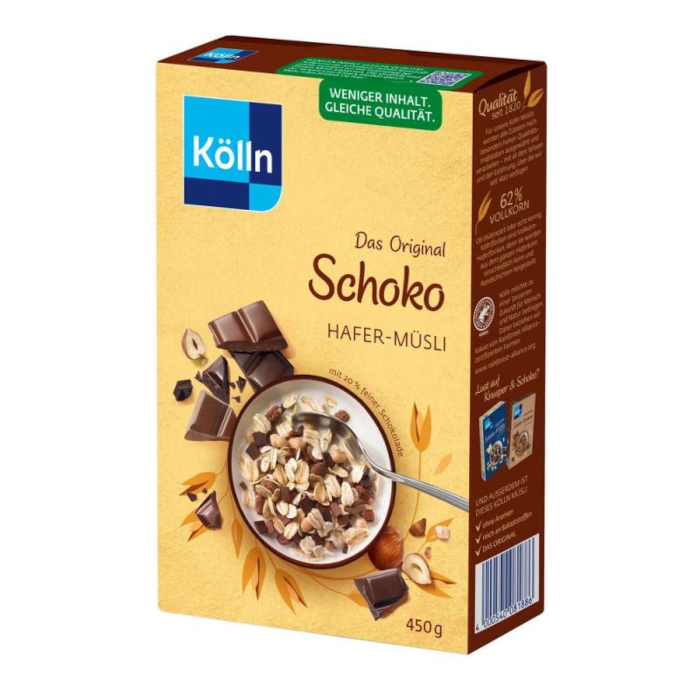 Muesli d'avoine Kölln original chocolat 450g / 15.87oz
