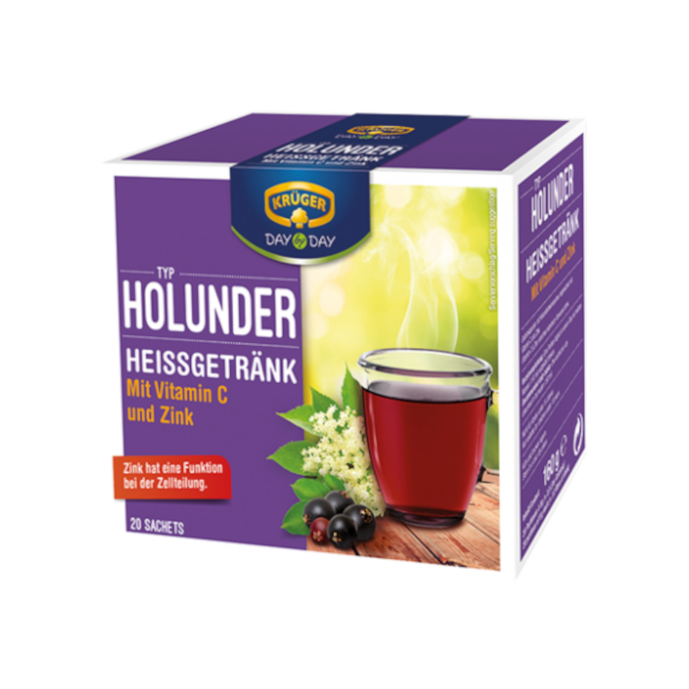 KRÜGER DAY by DAY Elderflower Hot Drink 160g / 5.64oz