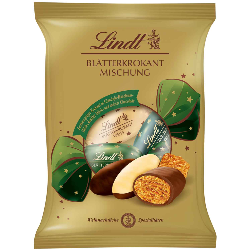 Lindt mélange de cônes en feuilletine et croquant 90g / 3.17oz