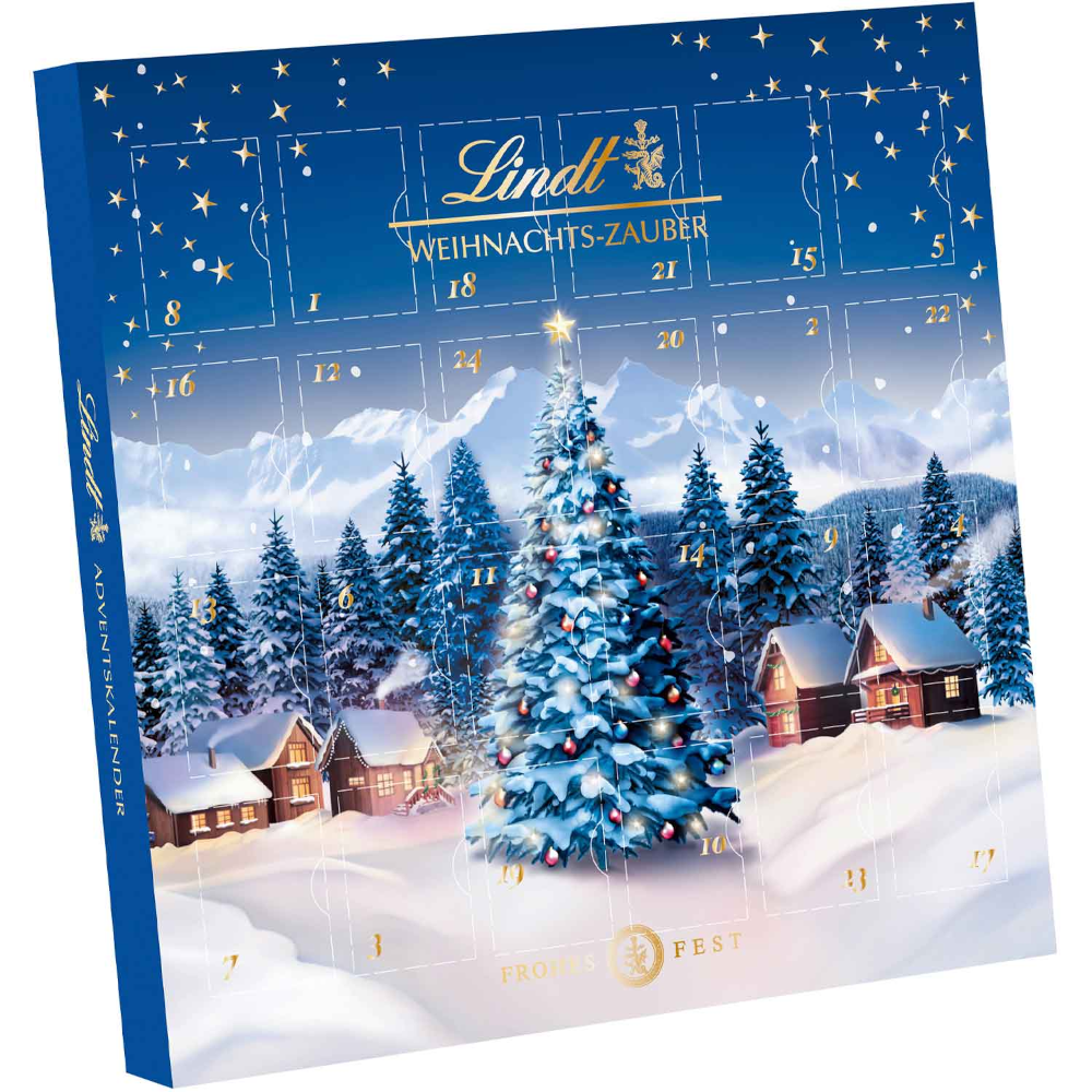 Calendrier de l'Avent Lindt Christmas Magic Mini Table 115 g / 4,05 oz