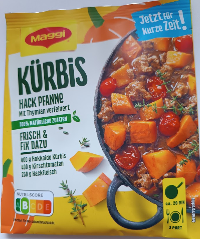 Maggi Fix Seasoning Mix for Pumpkin Mince Pan 44g / 1.55oz