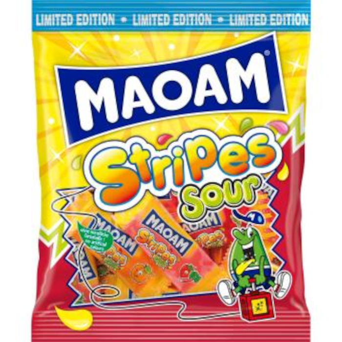 MAOAM Stripes Sour Chews Limited Edition 175g