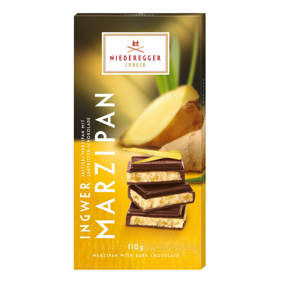 Niederegger Marzipan Schokoladentafel Ingwer 110g