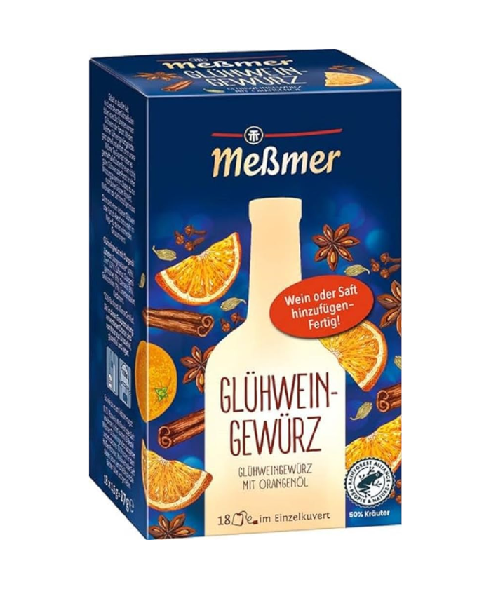Meßmer Especiarias para Vinho Quente 18 Saquetas de Chá