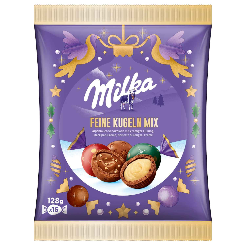 Milka Fine Chocolate Balls Mix 128g / 4.52oz