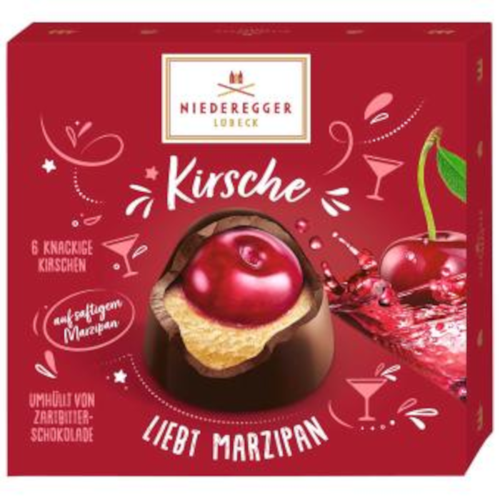 Niederegger Pralinen "Kirsche Liebt Marzipan" 108g / 3.81oz
