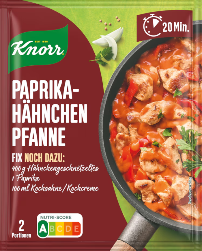 Knorr Fix für Paprika-Hähnchenpfanne 33g / 1.16oz