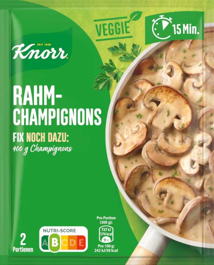 Knorr Fix für Rahm-Champignons 33g / 1.16oz