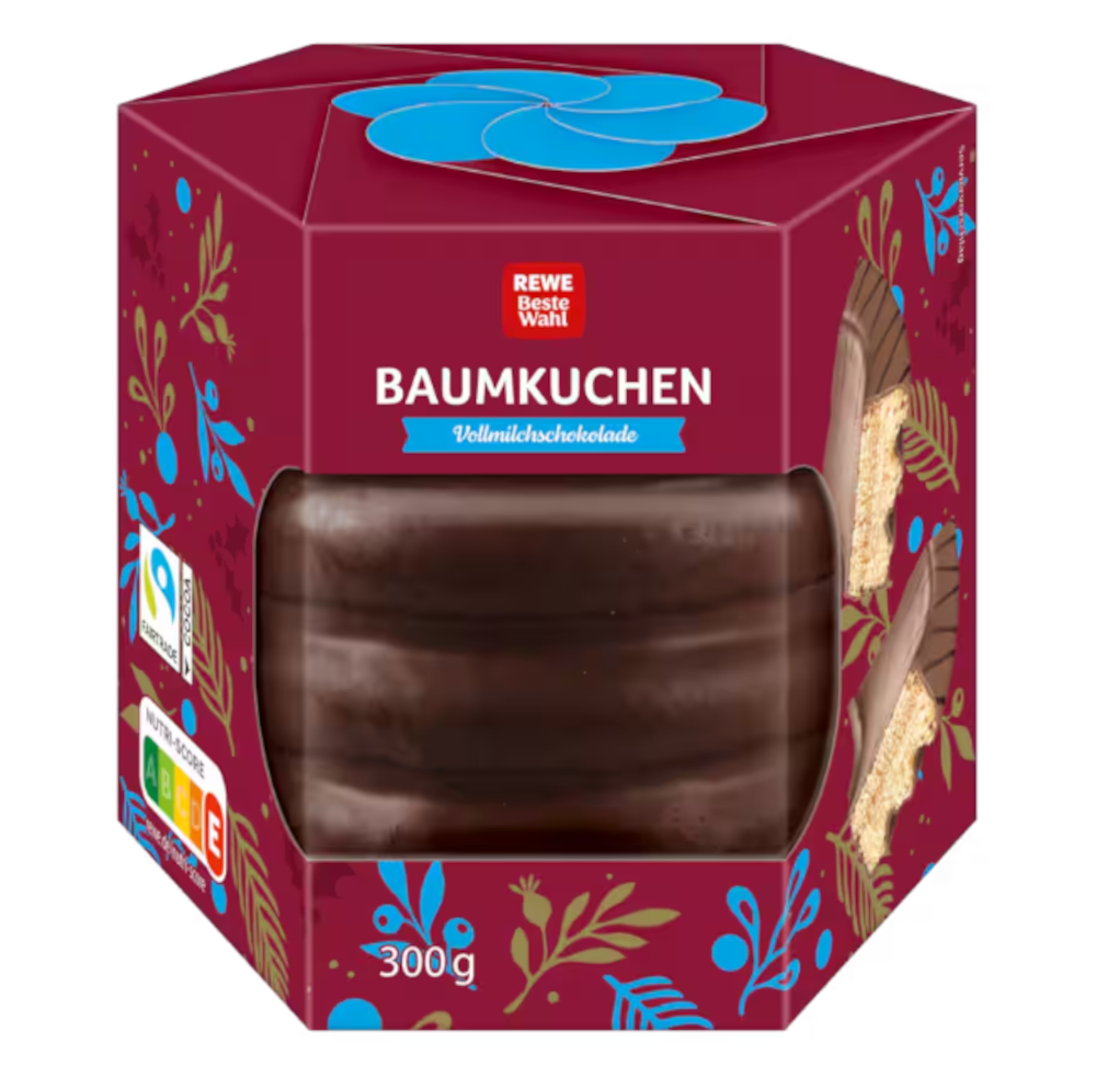 Rewe Beste Wahl gâteau en couches au chocolat au lait 300g