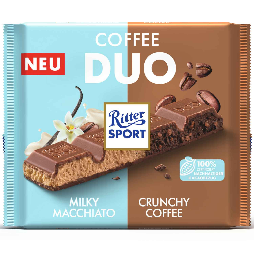 Ritter Sport Schokolade Coffee Duo 218g / 7.68oz