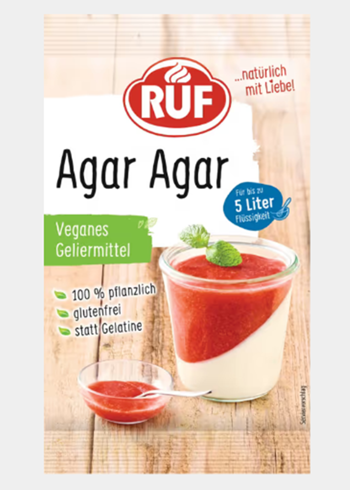 RUF Veganes Geliermittel Agar Agar Glutenfrei 30g / 1.05oz