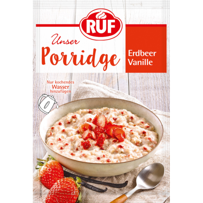 RUF Porridge Strawberry Vanilla 65g / 2.29oz