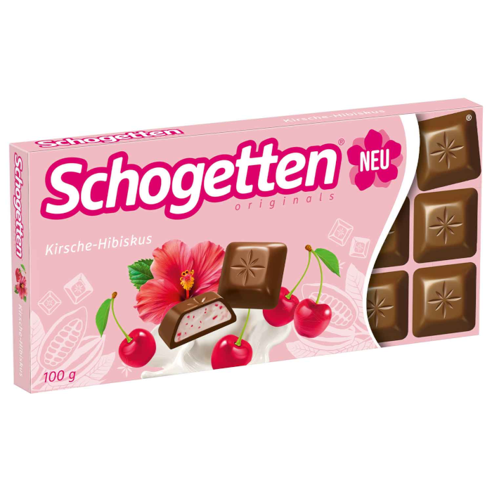 Trumpf Schogetten Kirsche-Hibiskus Schokolade 100g / 3.52oz