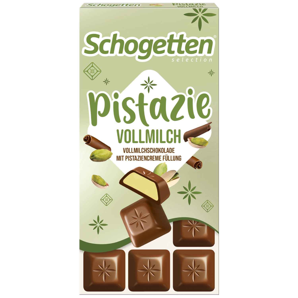 Trumpf Schogetten Pistazie Vollmilch Schokolade 100g