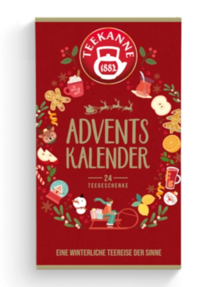 تقويم Advent لشاي Teekanne، 24 كيس شاي