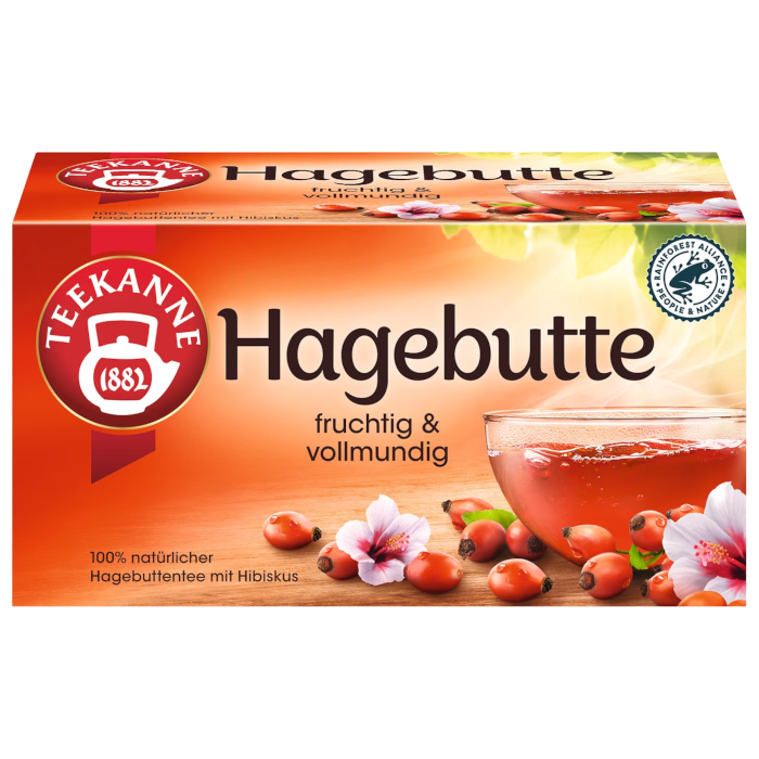 Teekanne églantier fruité & corsé, 20 sachets de thé à double compartiment