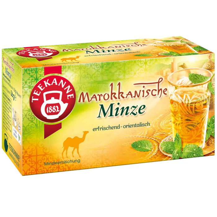 Teekanne Ländertee Marokkanische Minze 20 Teebeutel
