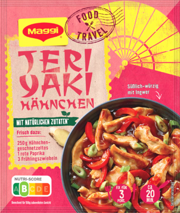 Maggi Fix Food Travel pour Poulet Teriyaki 43g / 1.51oz