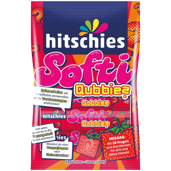 hitschies Softi Qubbies 草莓口味軟糖 80g / 2.82oz