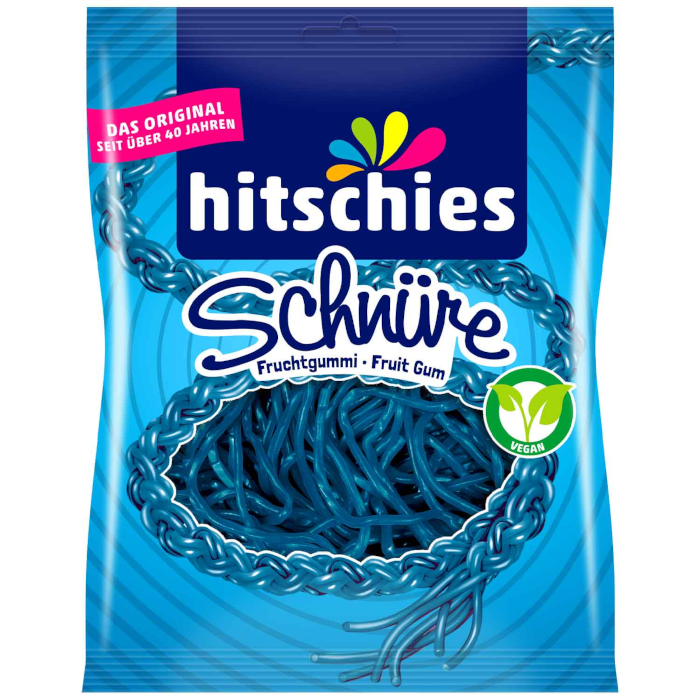 هيتشيس حبال حلوى الفواكه زرقاء 125g / 4.4oz