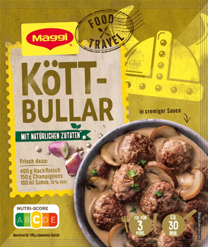 Maggi Fix Food Travel für Köttbular 34g / 1.19oz