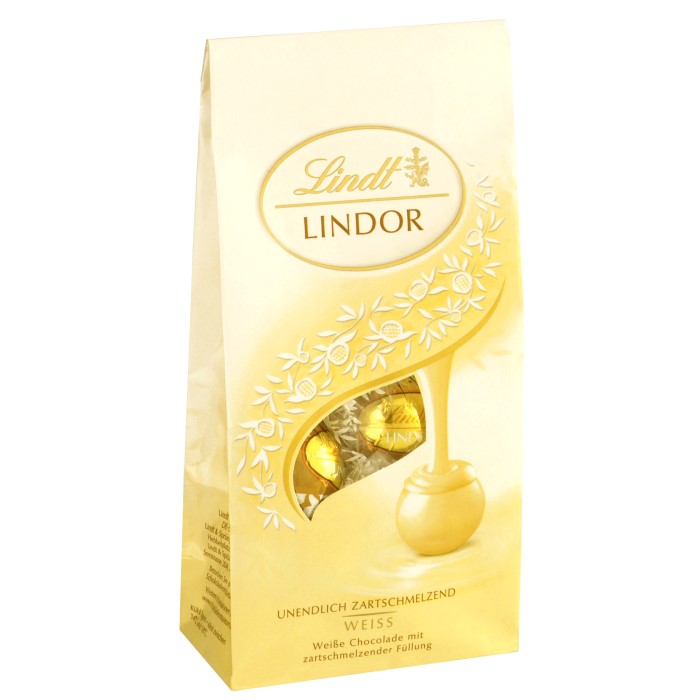 Lindt Lindor Schokoladen Kugeln Weiss 136g / 4.79oz