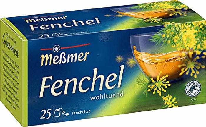 Meßmer Fencheltee 25 einzeln verpackte Teebeutel