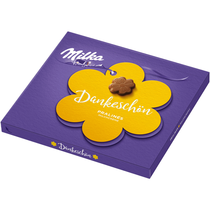 Milka Dankeschön Pralinés Milchcreme Schokolade Pralinen 110g