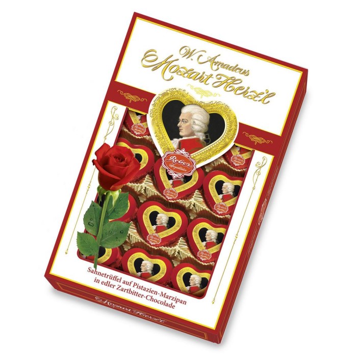 Reber Monzart Herz´l Marzipan Herzpralinen 150g