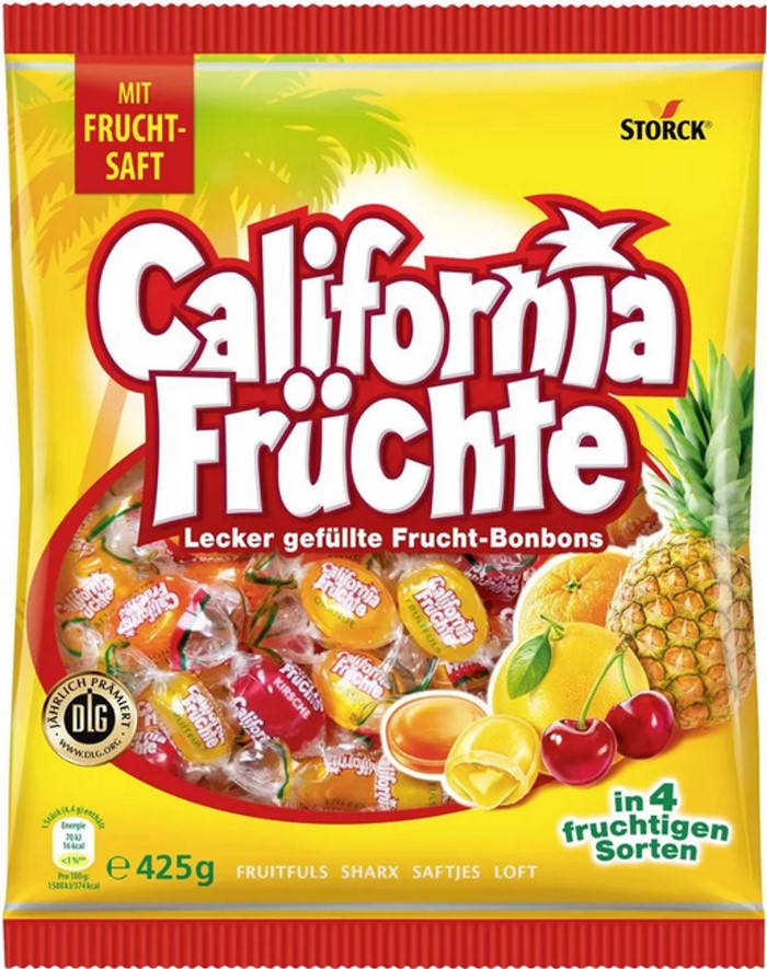 Storck California Früchte Bonbons 425g