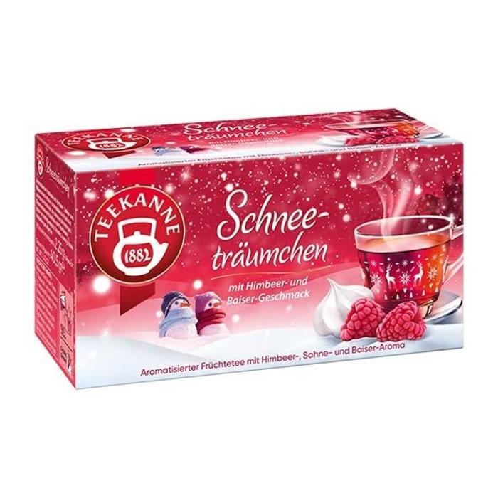 Teekanne Schneeträumchen Früchtetee 18 Teebeutel