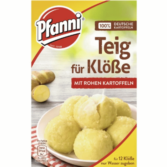 Pfanni Teig für Klöße mit rohen Kartoffeln 330g